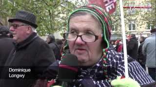 Manifestation contre laustérité  Longwy dans le défilé [upl. by Monte]