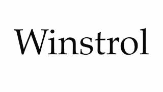 How to Pronounce Winstrol [upl. by Shaughn]