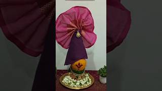 Varalakshmi ammavari kalasam decoration fridaypooja lakshmipooja viralvideos trending shorts [upl. by Nahtanoj]