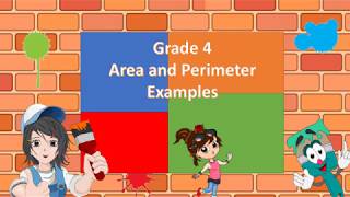 Grade 4 Area and Perimeter Examples [upl. by Jozef]