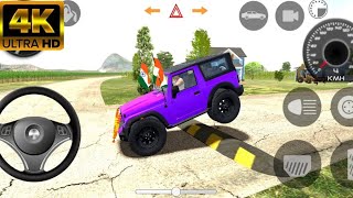 Dollar song sidhu musewala real Indian new model Green thar offroad village driving gameplayvideo🚘 [upl. by Toffic]