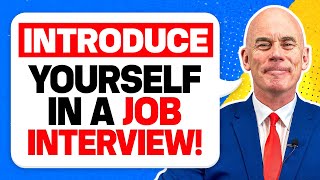 HOW TO INTRODUCE YOURSELF in an INTERVIEW in ENGLISH [upl. by Cayla]