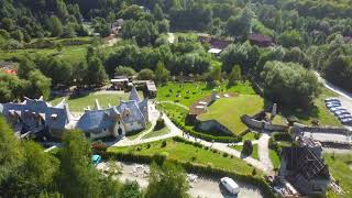 Castelul de Lut quotValea Zânelorquot din Porumbacu de Sus  DRONĂ [upl. by Aholah743]