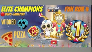 Fun Run 4  ELITE CHAMPIONS W1CKEDPIZZA DUOS [upl. by Brigg]