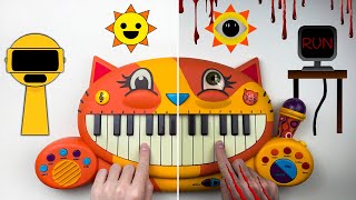 Normal Vs Horror Incredibox Sprunki Theme On Cat Piano [upl. by Owena]