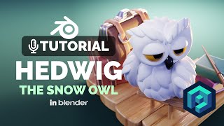 Blender Owl Character Tutorial  Polygon Runway [upl. by Glenda]