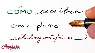 🖋️ Cómo Escribir con Pluma Estilográfica y Qué Caligrafía Es la Mejor [upl. by Pickard549]