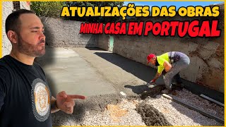 ATUALIZAÇÕES DAS OBRAS DA MINHA CASA EM PORTUGAL  Conrado Vlogs [upl. by Yebba518]