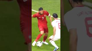 1v1 Ronaldo Football skills ⚽ shorts viral YouTube trending tutorial [upl. by Aniraad]