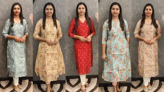 LATEST FLORAL🌸 🌼KURTIES 𝐕𝐈𝐃𝐄𝐎3857  𝐆𝐋𝐈𝐓𝐙𝐈𝐍𝐃𝐈𝐀 FASHION [upl. by Matelda]