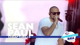 Sean Paul  Cheap Thrills Live At Capital’s Summertime Ball 2017 [upl. by Sema]