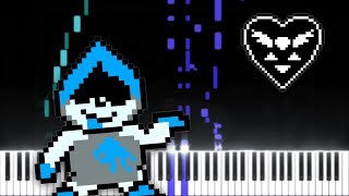 Lancer Theme  Deltarune  Piano Tutorial [upl. by Lily]