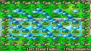 Snow pea and winter melon in last stand endless pvz FULL GAMEPLAY 😑 pvsz endlesssurvival [upl. by Skoorb623]