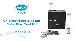 Hach Free Chlorine Color Disc Test Kit [upl. by Laughton832]