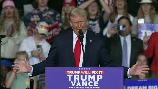 WATCH Donald Trump holds campaign rally in Salem Virginia [upl. by Onilegna]