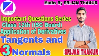 Application of Derivatives Class 12th ISC Board Important Questions Series Rate of Change of Q [upl. by Anaek]