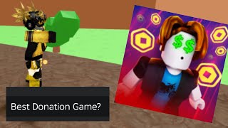 Reviewing The BEST Donation Games In Roblox💸 [upl. by Sivek]