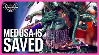 Medusa Is Saved by the Judges  Season 9 Ep 3  The Masked Singer [upl. by Bell]