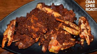 Crab Ghee Roast Recipe  Authentic Kundapura Crab Ghee Roast  Mangalorean Crab Ghee Roast [upl. by Tilly]