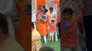 Akash Ambani DANCES with his son Prithvi Ambani at AnantRadhikas wedding festivity 😍 shorts [upl. by Tedra]