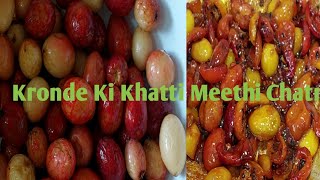 करोन्दे की खट्टी मीठी चटनी l Bengal currant recipe l Rich source of Iron and vitamin C l [upl. by Cattan]