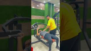 Chest press machine  Flat bench press workout [upl. by Jolene61]