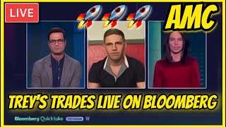 Trey’s Trades Talks AMC Live On Bloomberg [upl. by Holbrook]