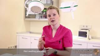 Hair washing guidelines after a hair transplant [upl. by Tatianas]