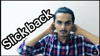 How To Do A Slick Back Hairstyle  Mens Hairstyling Tutorial [upl. by Helsell262]