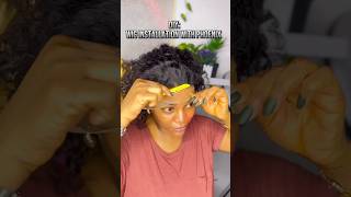 Beginners Wig installation wigs [upl. by Luckett]