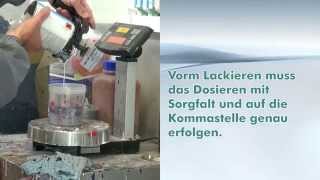 🇩🇪 Lackmischer ROTOGEN 1000 von Collomix Autoreparaturlacke einfach und schnell perfekt gemischt [upl. by Inaleon277]