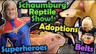 Attending a BIG Illinois Reptile Show Schaumburg NARBC 2023 [upl. by Sisxela]