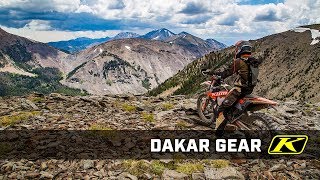 KLIM Dakar OffRoad Motorcycle Gear  RUTHLESSLY RUGGED [upl. by Thurman165]