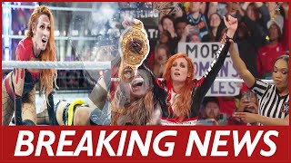 Becky Lynch wins vacant WWE Womens World Championship becomes 7 time champion [upl. by Rehptosirhc]