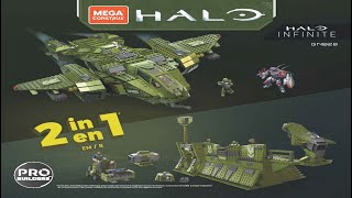 Mega Construx Instructions  Halo  GNB28  Pelican Inbound Book 1 [upl. by Shep]