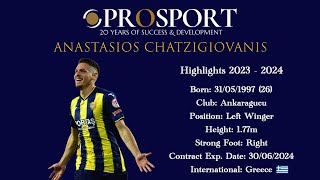 Anastasios Chatzigiovanis  Highlights 20232024  Prosport [upl. by Anisor]