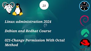 021Change Permission With Octal Method  Linux Course 2024 [upl. by Annayoj]