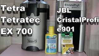 Внешний фильтр JBL CristalProfi e901 и Tetra Tetratec EX700 Как правильно заселить бактериями [upl. by Bohaty804]