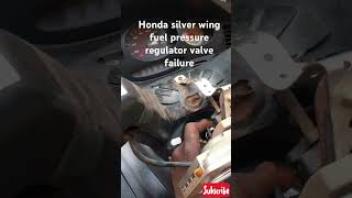 Honda silver wing 600 fuel pressure regulator valve failure honda hondadream silverwing [upl. by Yasnil861]