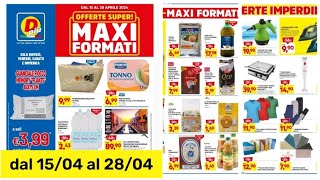 volantino Dpiù dal 15 al 28 aprile offerte super con maxi formato [upl. by Cordi]