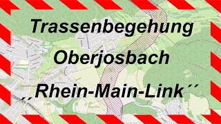 Trassenbegehung vom 29September 2024 in Oberjosbach [upl. by Narhem]