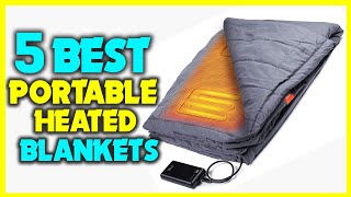 ✅Top 5 Best Portable Heated Blankets Review 2024  Best Electric Blanket for Camping to Buy 2024 [upl. by Siblee]