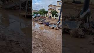 DESTROZADO EL POLIDEPORTIVO DE PAIPORTA VALENCIA ESPAÑA ARRAZADA POR LA DANA [upl. by Akinot]