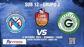 SUB12  GrupoJ  Marinho Futsal Sorocaba x Guarany Futsal Sorocaba [upl. by Eytak]