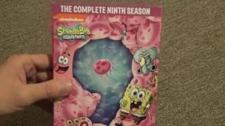 SpongeBob SquarePants The Complete 9th Season DVD Unboxing [upl. by Eidassac622]