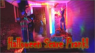 Halloween Scare Prank  StewarTV [upl. by Ranita]