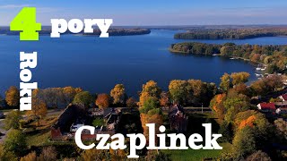 Czaplinek z Lotu Ptaka – Cztery Pory Roku w 4K [upl. by Iinde]