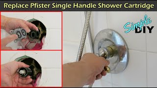 How To Replace Pfister Single Handle Shower Cartridge [upl. by Anaitsirk]