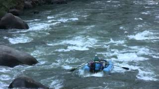 Sep 3 Blossom Bar rafting flip near drowning victims boat [upl. by Aivataj765]