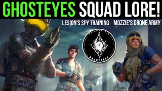 NEW GHOSTEYES LORE Mozzies Drone Army Lesion becoming a Spy  More  R6 Lore [upl. by Airbmac433]